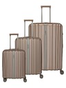 Travelite Reisekofferset Travelite Paros 4w S,M,L Cappuccino