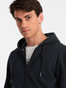 Ombre Clothing Herren Baumwoll-Sweatjacke BASIC Ombre Clothing