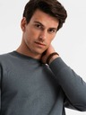 Ombre Clothing Herren Sweatshirt BASIC aus Baumwolle graphit Ombre Clothing