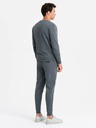 Ombre Clothing Herren Sweatshirt BASIC aus Baumwolle graphit Ombre Clothing