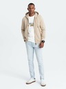 Ombre Clothing Herren Baumwoll-Sweatjacke BASIC Ombre Clothing