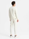 Ombre Clothing Herren Trainingsanzug aus Baumwolle BASIC creme Ombre Clothing