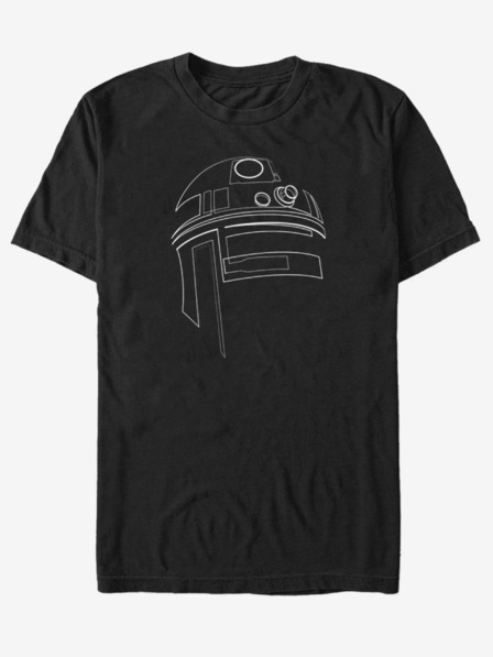 ZOOT.Fan Schwarzes Unisex T-Shirt ZOOT.Fan Star Wars Einfach R2D2