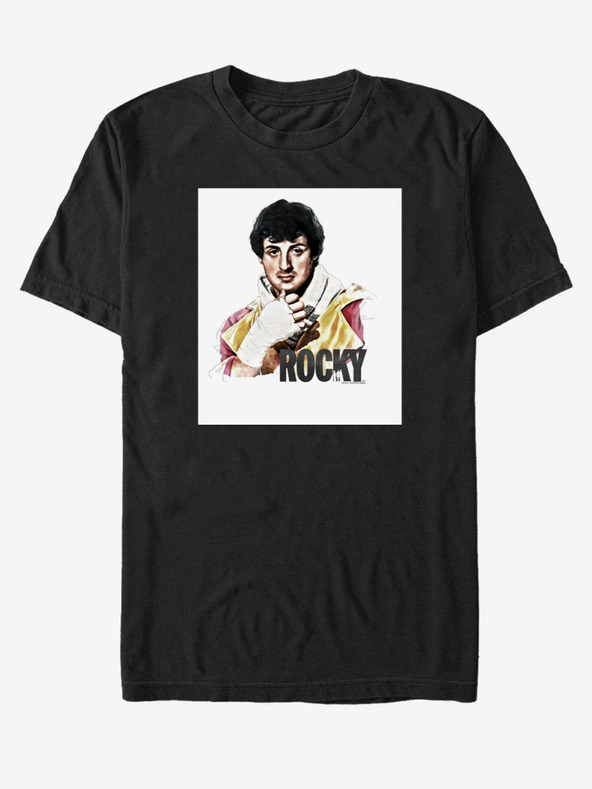 ZOOT.Fan Schwarzes Unisex-T-Shirt ZOOT.Fan Rocky Pose