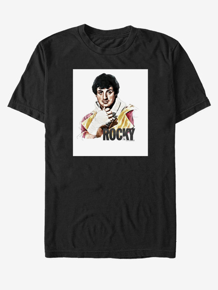 ZOOT.Fan Schwarzes Unisex-T-Shirt ZOOT.Fan Rocky Pose