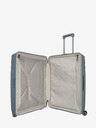 Travelite Grauer und blauer Travelite Elvaa 4w L Reisekoffer