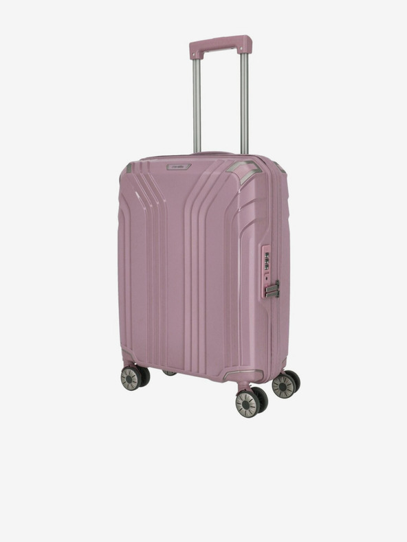 Travelite Rosa Damen Travelite Elvaa 4w S Rosé Koffer