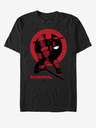 ZOOT.Fan Schwarzes Unisex T-Shirt Marvel Samurai Deadpool