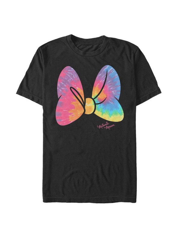 ZOOT.Fan Schwarzes Herren-T-Shirt Disney Classics Tie Dye Bow
