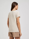 Moodo Damen-T-Shirt beige MOODO