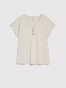 Moodo Damen-T-Shirt beige MOODO