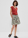Moodo Moodo Orangefarbenes Damen-T-Shirt