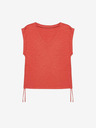Moodo Moodo Orangefarbenes Damen-T-Shirt