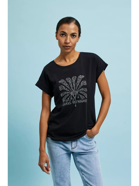 Moodo Moodo Damen T-Shirt bedruckt