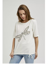 Moodo Damen-Libellen-T-Shirt Moodo