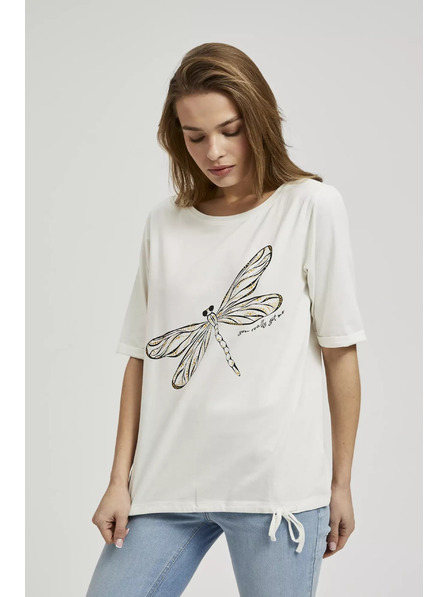 Moodo Damen-Libellen-T-Shirt Moodo
