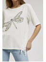 Moodo Damen-Libellen-T-Shirt Moodo