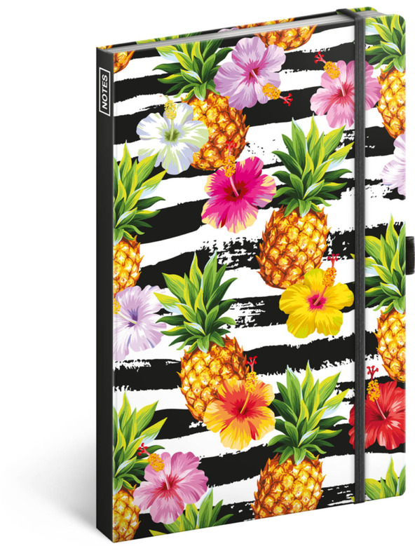 NOTIQUE NOTIQUE Notes Ananas, gefüttert, 13 x 21 cm