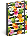 NOTIQUE NOTIQUE Notes Ananas, gefüttert, 13 x 21 cm