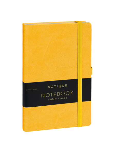 NOTIQUE NOTIQUE-Notizen Gelb, liniert, 13 x 21 cm