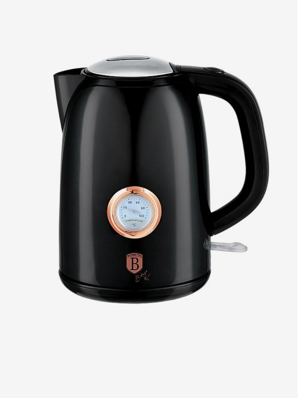 Berlingerhaus Elektrischer Wasserkocher 1,7 L mit Thermometer Black Rose Collection BERLINGERHAUS