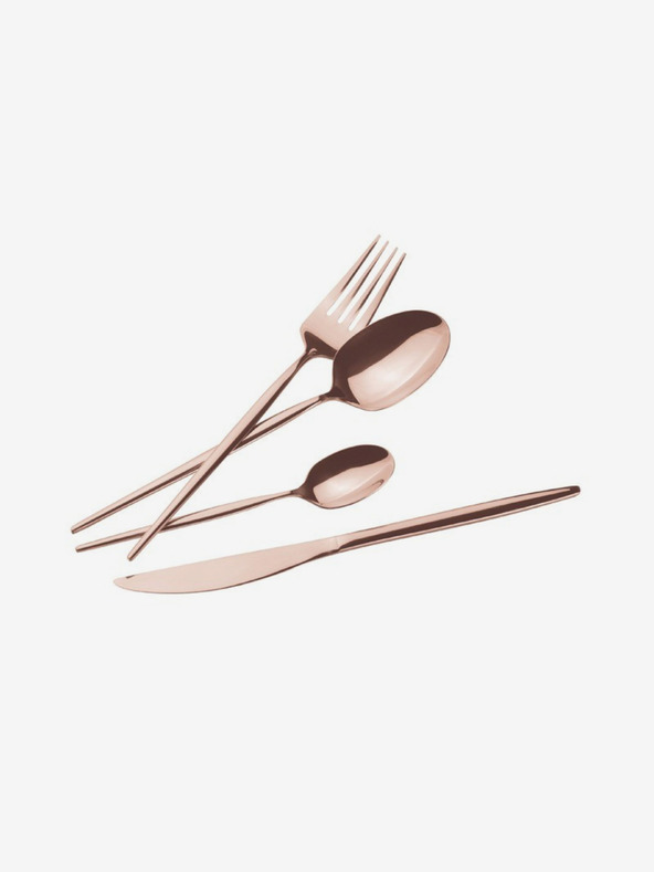 Berlingerhaus Edelstahl-Besteck-Set 24-teilig BERLINGERHAUS Rosegold Metallic Line