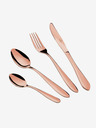 Berlingerhaus Besteck-Set 24-tlg. aus Edelstahl matt Rosegold Metallic Line BERLINGERHAUS