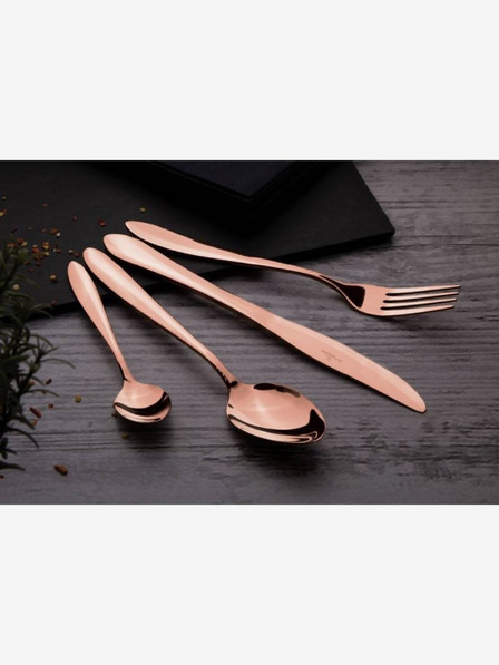 Berlingerhaus Besteck-Set 24-tlg. aus Edelstahl matt Rosegold Metallic Line BERLINGERHAUS