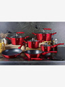 Berlingerhaus Kochtopf mit Marmoroberfläche und Deckel 24 cm Burgundy Metallic Line BERLINGERHAUS