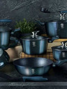 Berlingerhaus 13er-Set Aquamarin Metallic Line BERLINGERHAUS Geschirr mit Marmoroberfläche