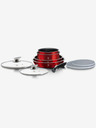 Berlingerhaus Kochgeschirr-Set mit abnehmbarem Griff 9-teilig Burgundy Metallic Line BERLINGERHAUS