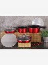 Berlingerhaus Kochgeschirr-Set mit abnehmbarem Griff 9-teilig Burgundy Metallic Line BERLINGERHAUS