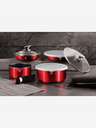 Berlingerhaus Kochgeschirr-Set mit abnehmbarem Griff 9-teilig Burgundy Metallic Line BERLINGERHAUS