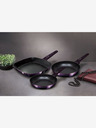 Berlingerhaus Grillpfanne mit Titanium-Oberfläche 3er Set Purple Eclipse Collection BERLINGERHAUS