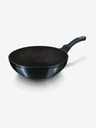 Berlingerhaus Wok-Pfanne mit Marmoroberfläche 28 cm BERLINGERHAUS Metallic Line Aquamarine Edition