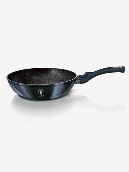 Berlingerhaus Wok-Pfanne mit Marmoroberfläche 28 cm BERLINGERHAUS Metallic Line Aquamarine Edition
