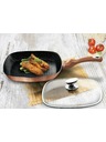 Berlingerhaus Grillpfanne mit Marmoroberfläche und Deckel 28 cm Rosegold Metallic Line BERLINGERHAUS