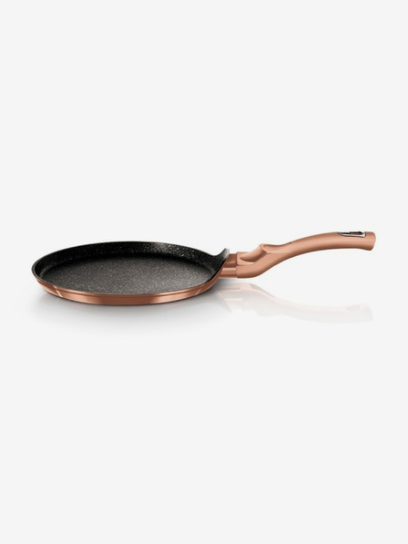 Berlingerhaus Crêpespfanne mit Marmoroberfläche 25 cm Rosegold Metallic Line BERLINGERHAUS