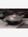 Berlingerhaus WOK-Pfanne mit Deckel 30 cm Black Rose Collection BERLINGERHAUS