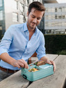 Mepal Hellblauer Lunchbox Mepal Bento Midi