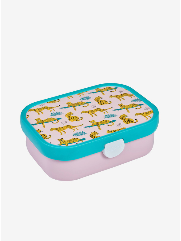 Mepal Mepal Campus Leopard türkis-rosa Kinder-Snackbox