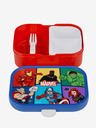 Mepal Blaue und rote Snackbox für Kinder Mepal Campus Avengers