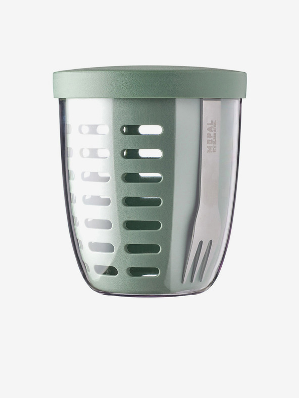 Mepal Mepal Ellipse hellgrüne Snackbox mit Sieb (600 ml)