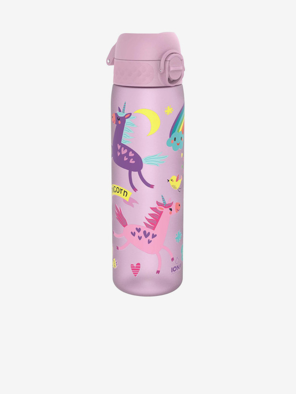 ION8 Rosa gemusterte Flasche Ion8 Leak Proof Unicorns (500 ml)