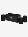 Berlingerhaus Brot- und Lebensmitteldosenset 4-teilig Black Rose Collection BERLINGERHAUS