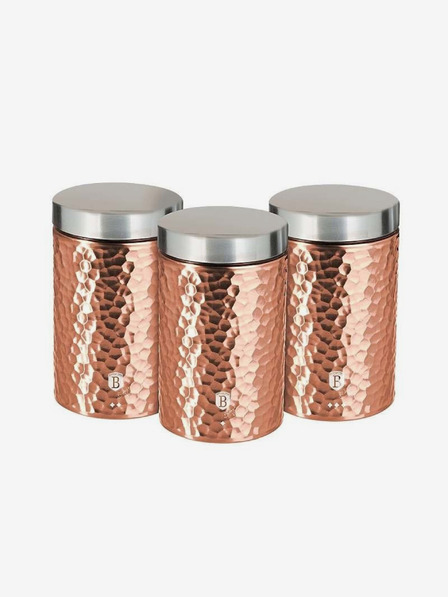 Berlingerhaus Essensbehälter 3er-Set Primal Rosegold Metallic Linie BERLINGERHAUS