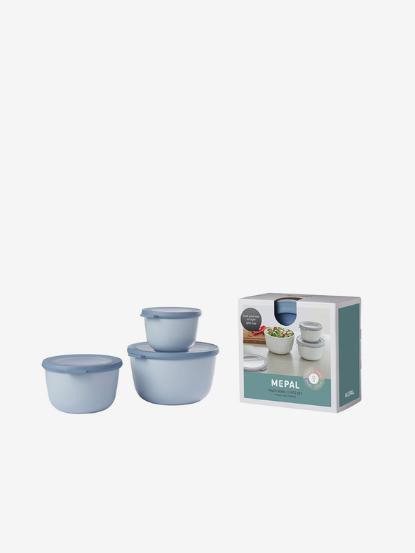 Mepal 3er-Set Schüsseln in Hellblau Mepal Cirqula (500+1000+2000 ml)