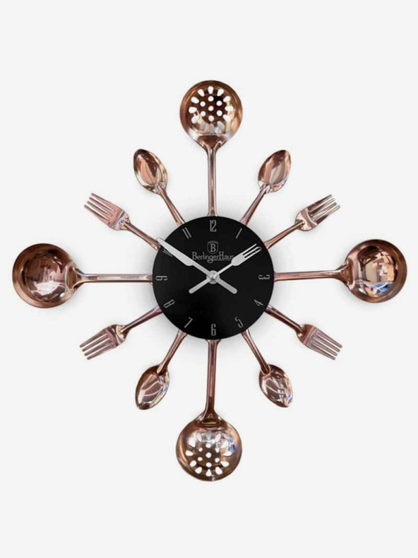 Berlingerhaus BERLINGERHAUS Black Rose Collection Küchenwanduhr