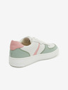 Richter Grün-weiße Richter Leder-Sneakers für Mädchen