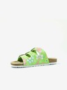 Richter Grüne geblümte Richter-Slipper für Mädchen